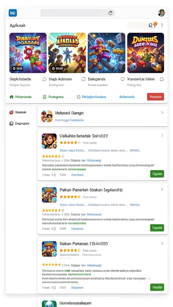 bos5000 - Screenshot menampilkan tampilan awal dari permainan.