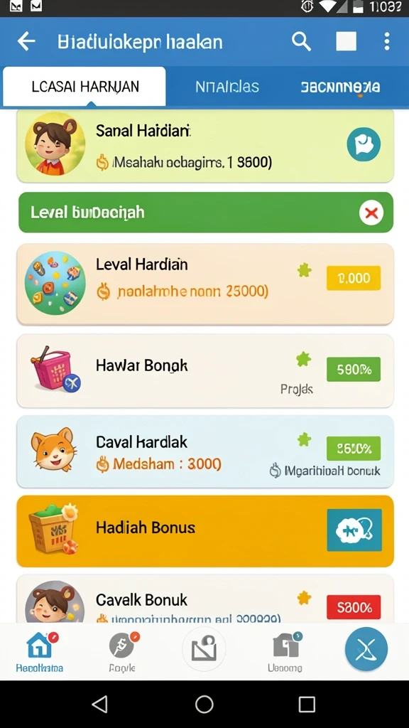 dax69 - Menampilkan antarmuka permainan yang menarik dan mudah digunakan.