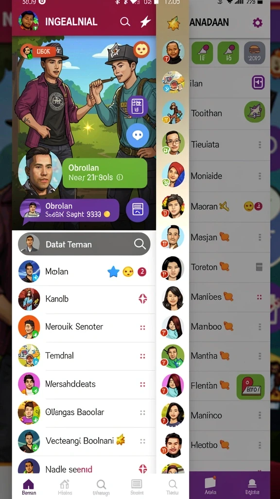 h03 - Tampilan level yang menarik dan berwarna.