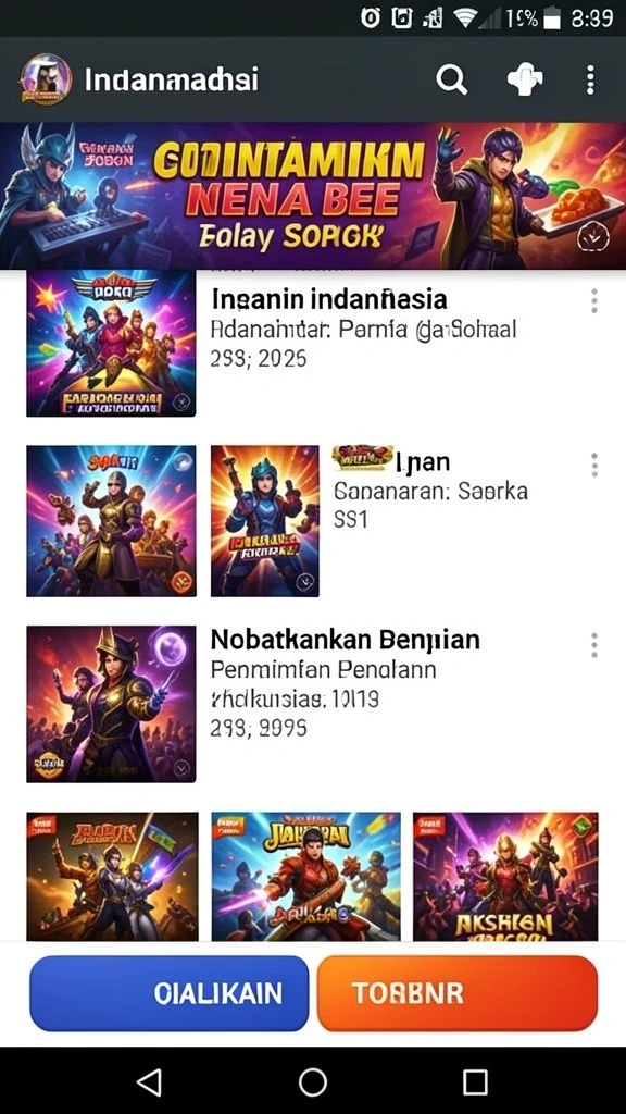 pc777 - Pengaturan permainan yang mudah dinavigasi.