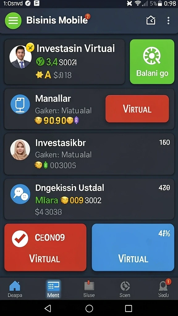 rajacuan - Screenshot level yang menantang dan seru.